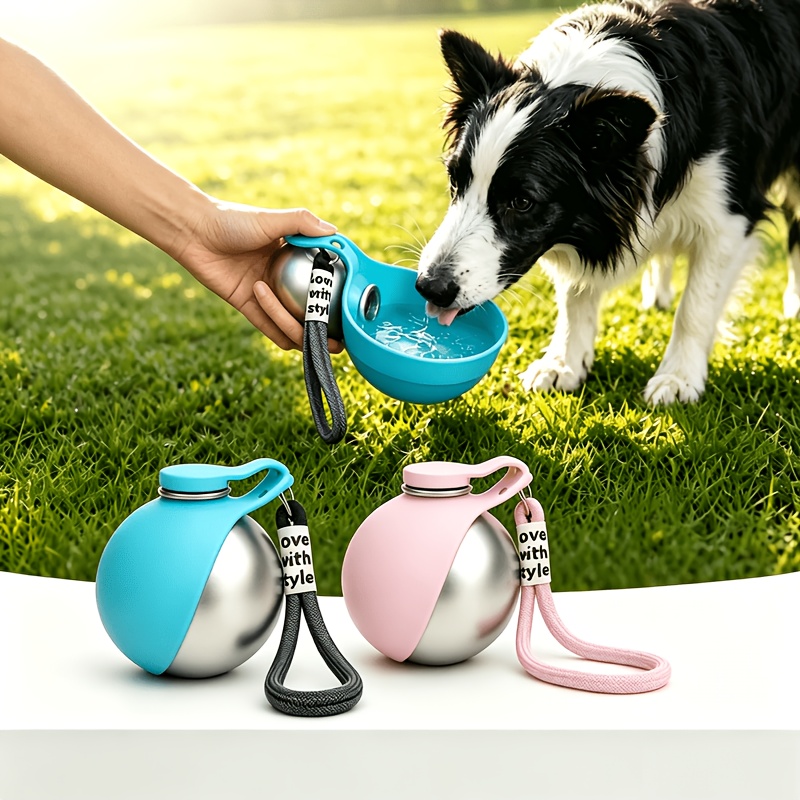 Pet Supplies Co - Dog Water Bottle Stainless Steel 285ml