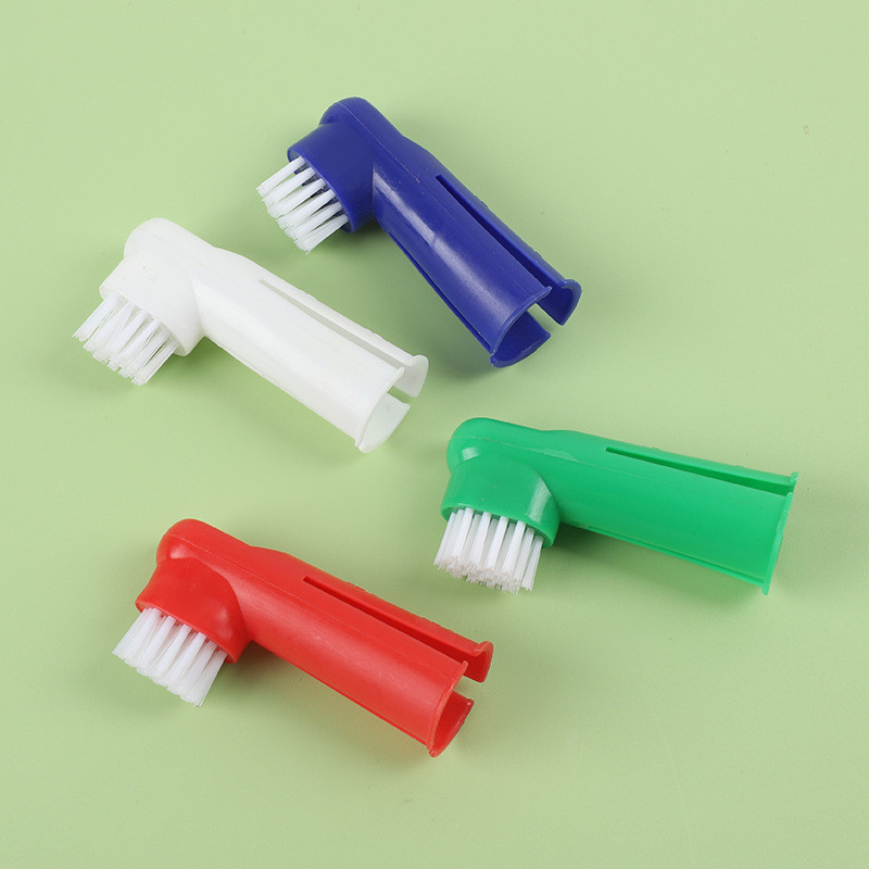 Pet Supplies Co - Soft Pet Finger Dog Toothbrush Dog