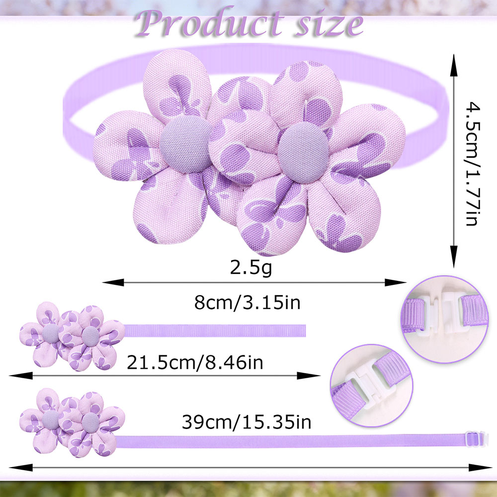 10PCS Flower Shape Sweet Dog B - Pet Supplies Co review and price