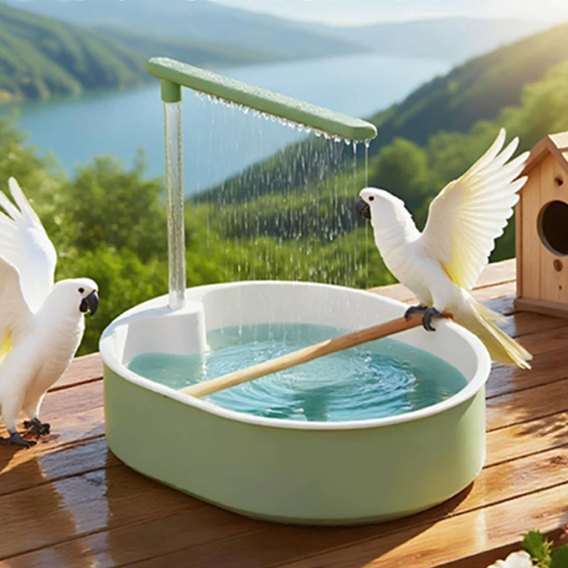 Parrot Automatic Bird Bath Tub - Pet Supplies Plus review and price