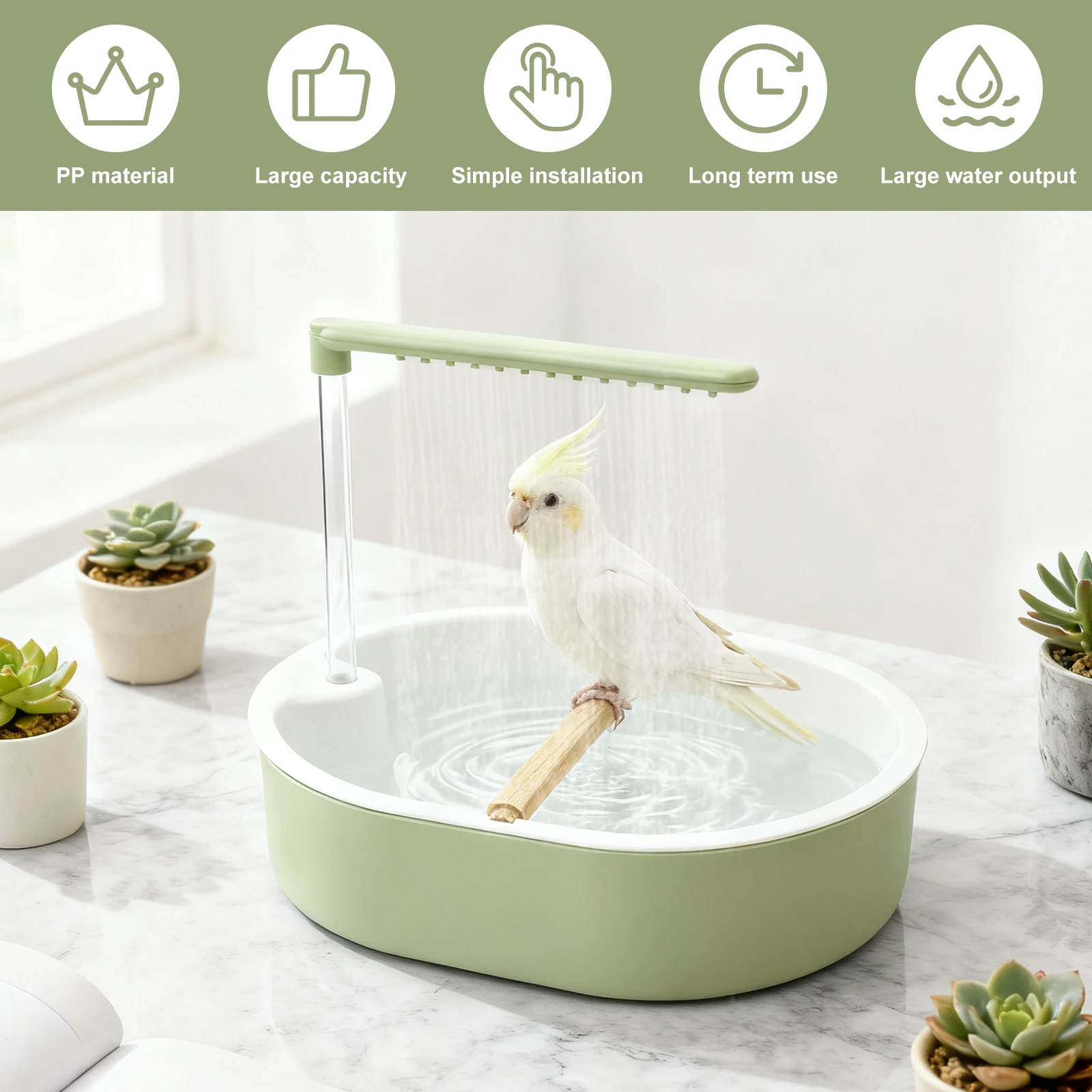 Parrot Automatic Bird Bath Tub - Pet Supplies Plus review and price