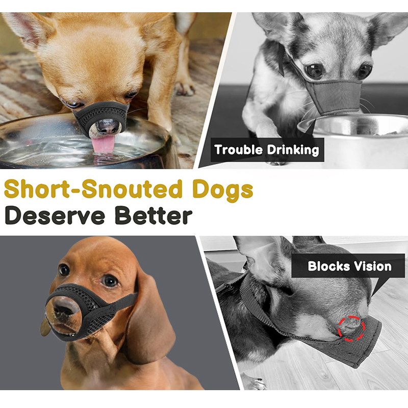 Mesh Muzzle For Short Snout An - Pet Supplies Co review and price