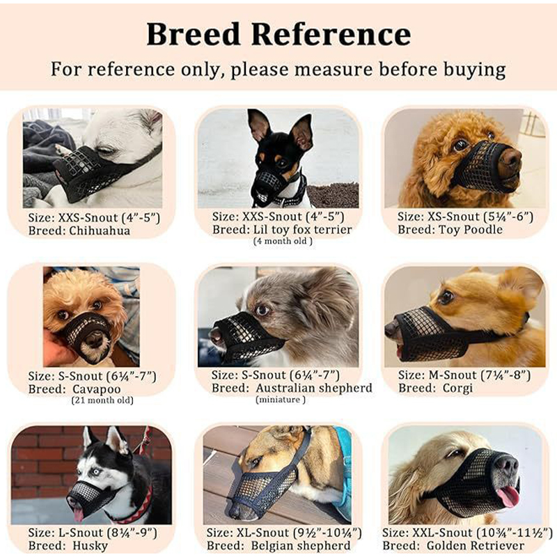 Mesh Muzzle For Short Snout An - Pet Supplies Co review and price