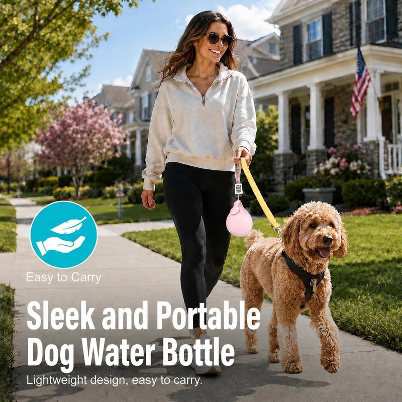 Dog Water Bottle Stainless Ste - Pet Supplies Co review and price