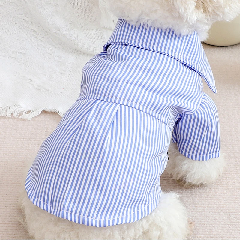 Dog Clothes Bowknot Striped Sh - Pet Supplies Co review and price